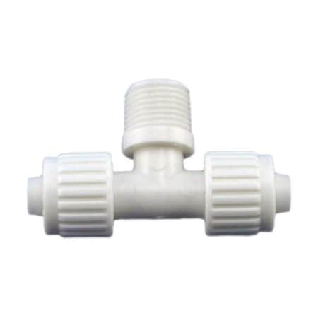 Elkhart 0.5 x 0.5 x 0.5 in. Flair-It Plastic Male Tee E6G-16822